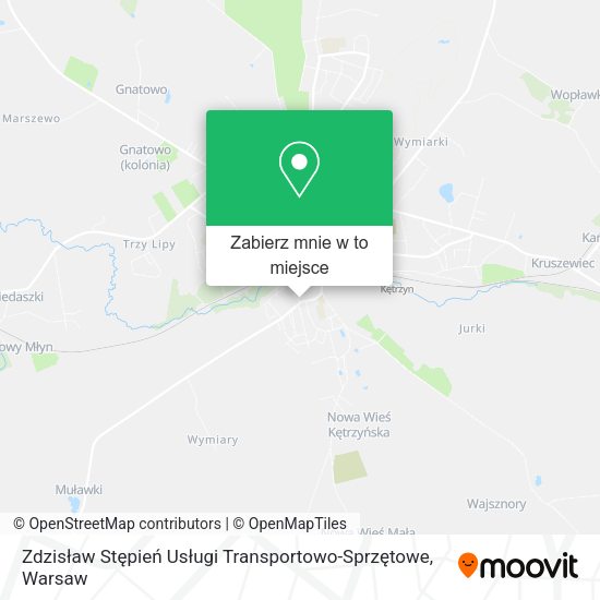 Mapa Zdzisław Stępień Usługi Transportowo-Sprzętowe