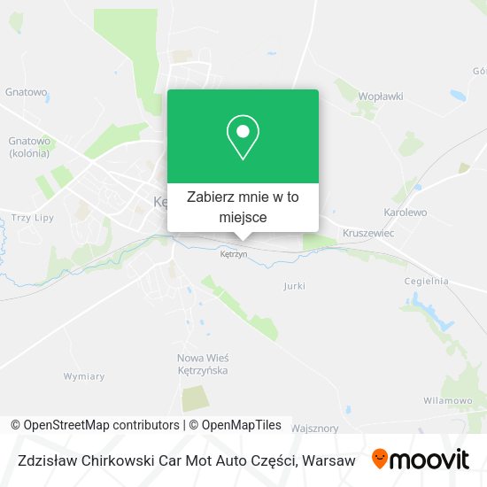 Mapa Zdzisław Chirkowski Car Mot Auto Części