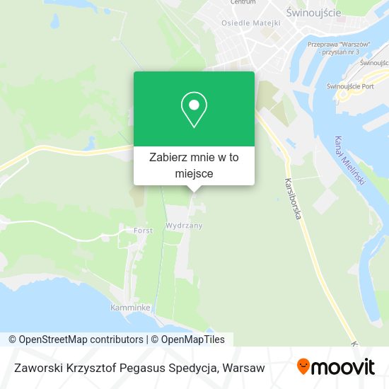 Mapa Zaworski Krzysztof Pegasus Spedycja