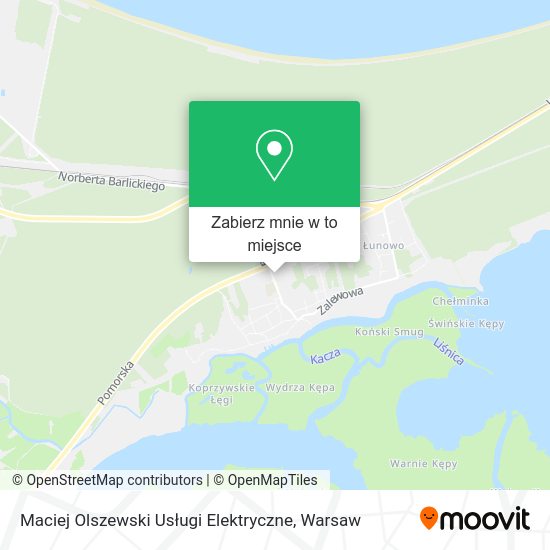 Mapa Maciej Olszewski Usługi Elektryczne