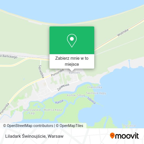 Mapa Liladark Świnoujście