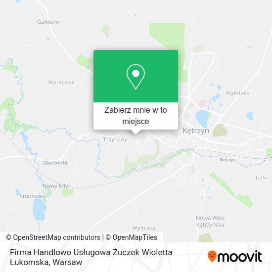 Mapa Firma Handlowo Usługowa Żuczek Wioletta Łukomska