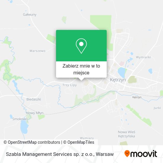 Mapa Szabla Management Services sp. z o.o.