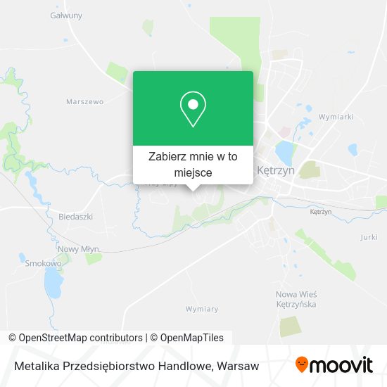 Mapa Metalika Przedsiębiorstwo Handlowe