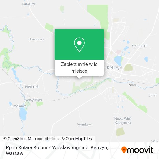 Mapa Ppuh Kolara Kolbusz Wiesław mgr inż. Kętrzyn