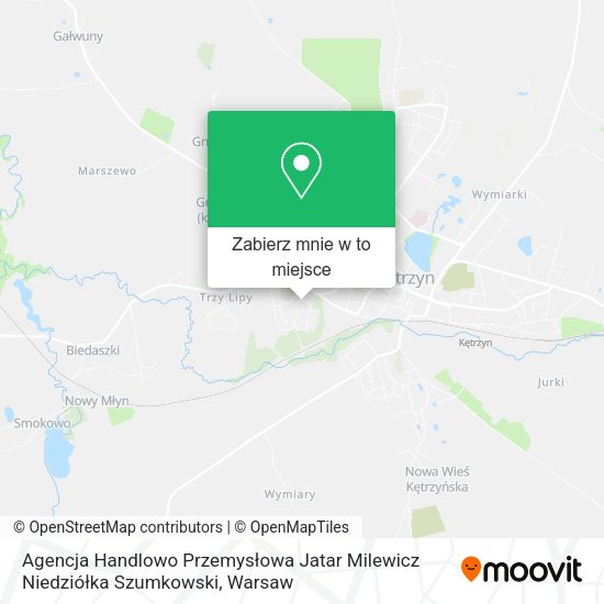 Mapa Agencja Handlowo Przemysłowa Jatar Milewicz Niedziółka Szumkowski
