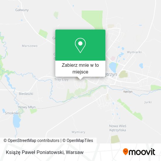 Mapa Książę Paweł Poniatowski