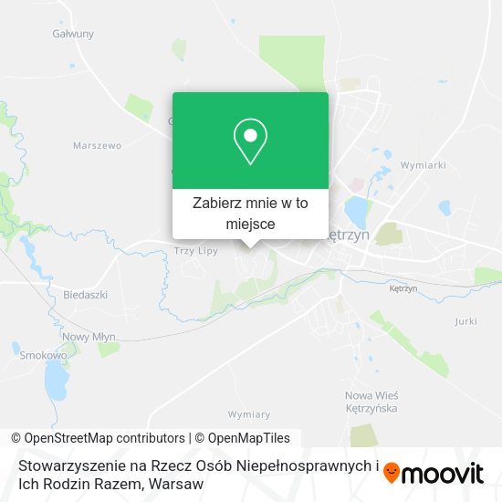 Mapa Stowarzyszenie na Rzecz Osób Niepełnosprawnych i Ich Rodzin Razem