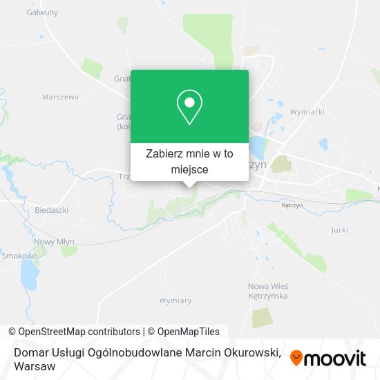 Mapa Domar Usługi Ogólnobudowlane Marcin Okurowski