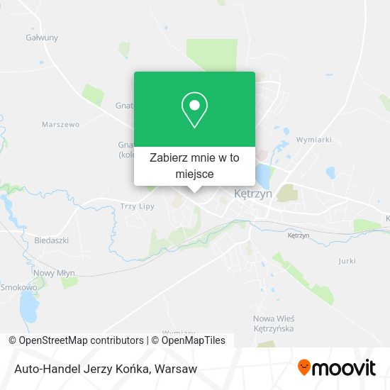 Mapa Auto-Handel Jerzy Końka