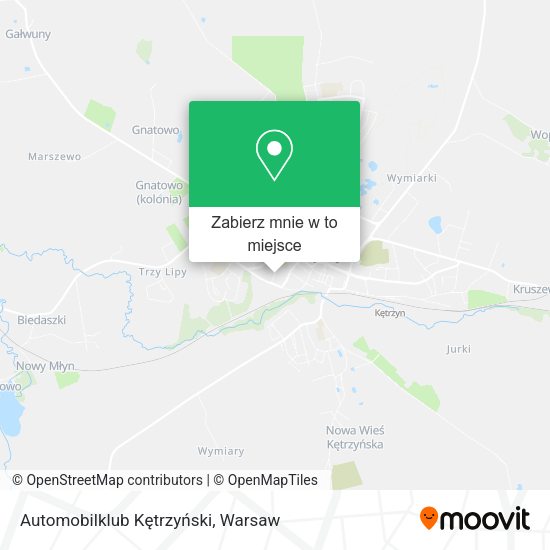 Mapa Automobilklub Kętrzyński