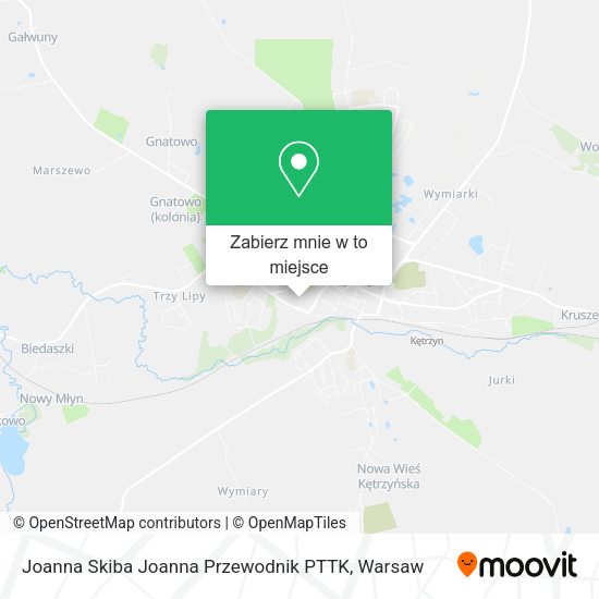 Mapa Joanna Skiba Joanna Przewodnik PTTK