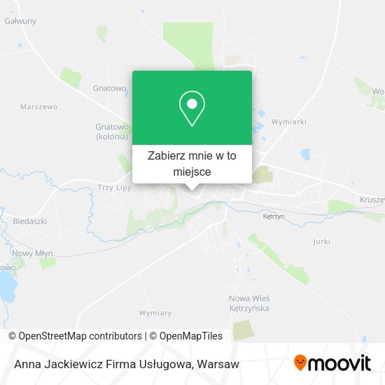 Mapa Anna Jackiewicz Firma Usługowa