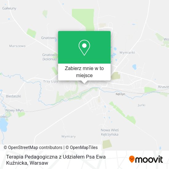 Mapa Terapia Pedagogiczna z Udziałem Psa Ewa Kuźnicka