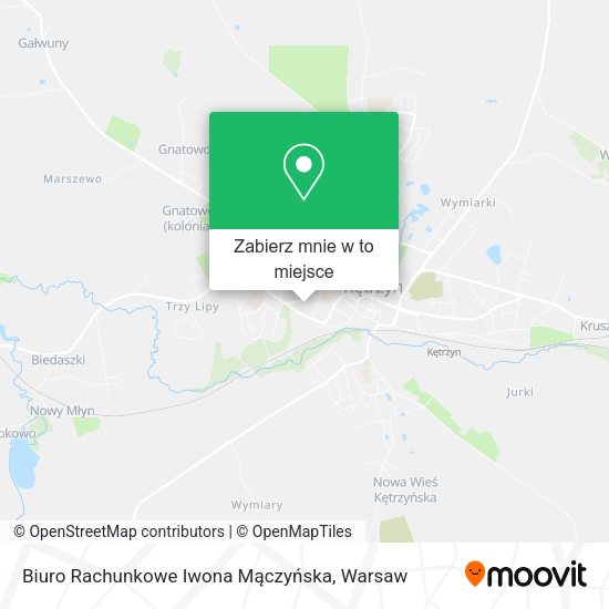 Mapa Biuro Rachunkowe Iwona Mączyńska