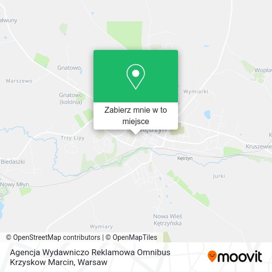 Mapa Agencja Wydawniczo Reklamowa Omnibus Krzyskow Marcin