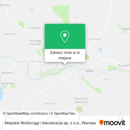 Mapa Miejskie Wodociągi i Kanalizacja sp. z o.o.