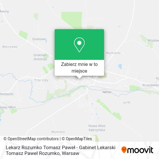 Mapa Lekarz Rozumko Tomasz Paweł - Gabinet Lekarski Tomasz Paweł Rozumko