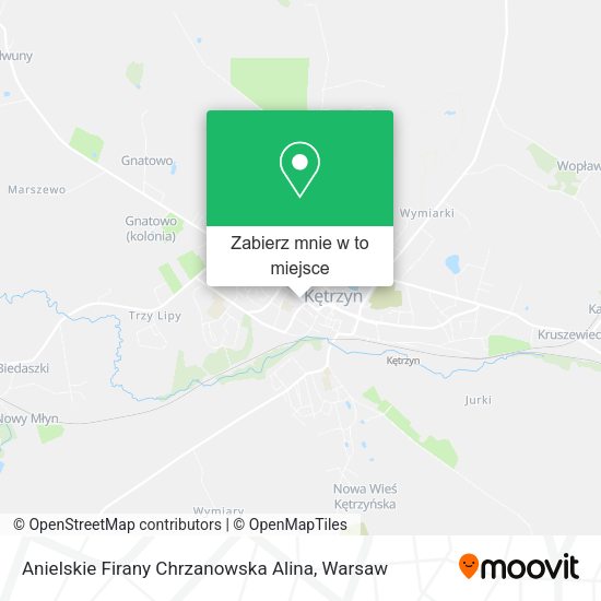 Mapa Anielskie Firany Chrzanowska Alina