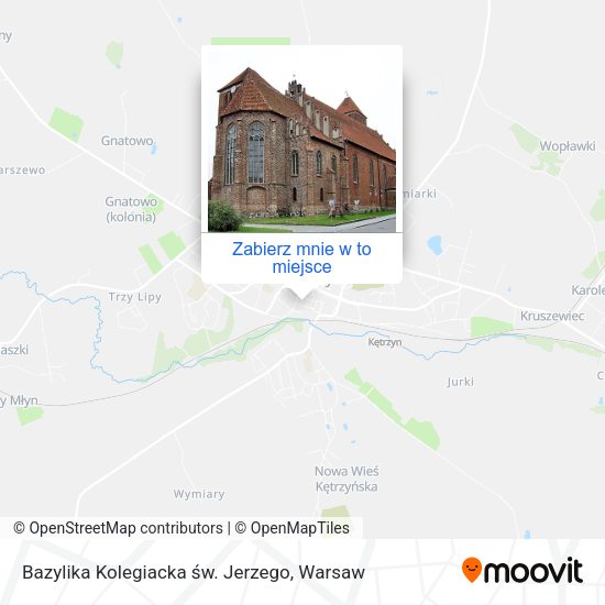 Mapa Bazylika Kolegiacka św. Jerzego