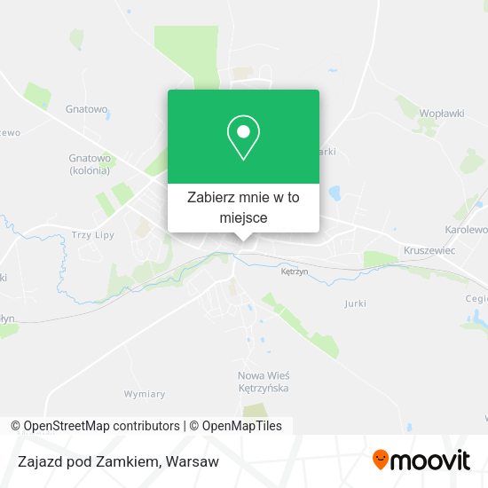 Mapa Zajazd pod Zamkiem