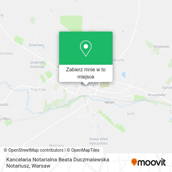 Mapa Kancelaria Notarialna Beata Duczmalewska Notariusz