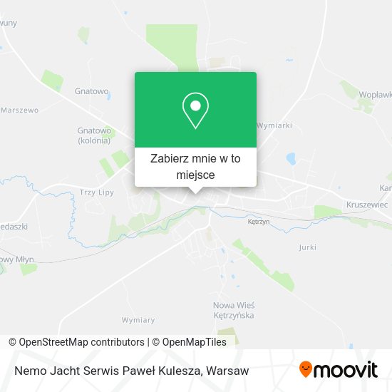 Mapa Nemo Jacht Serwis Paweł Kulesza