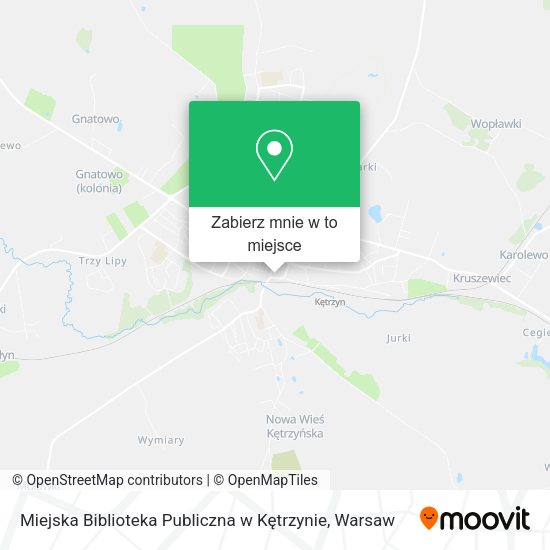 Mapa Miejska Biblioteka Publiczna w Kętrzynie