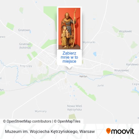 Mapa Muzeum im. Wojciecha Kętrzyńskiego