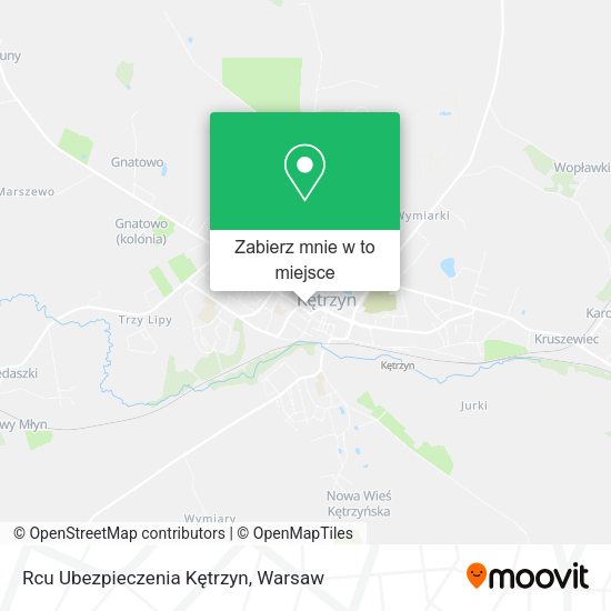 Mapa Rcu Ubezpieczenia Kętrzyn