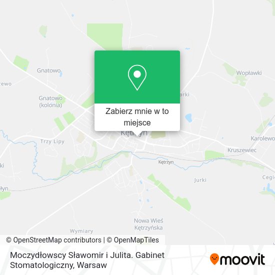 Mapa Moczydłowscy Sławomir i Julita. Gabinet Stomatologiczny