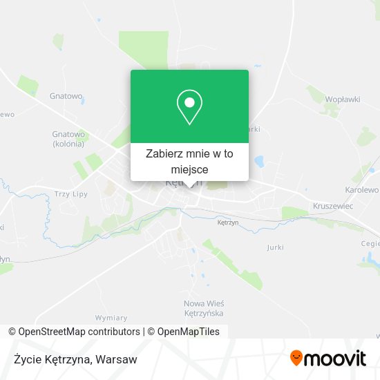 Mapa Życie Kętrzyna