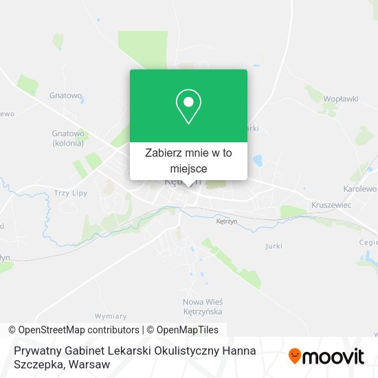 Mapa Prywatny Gabinet Lekarski Okulistyczny Hanna Szczepka