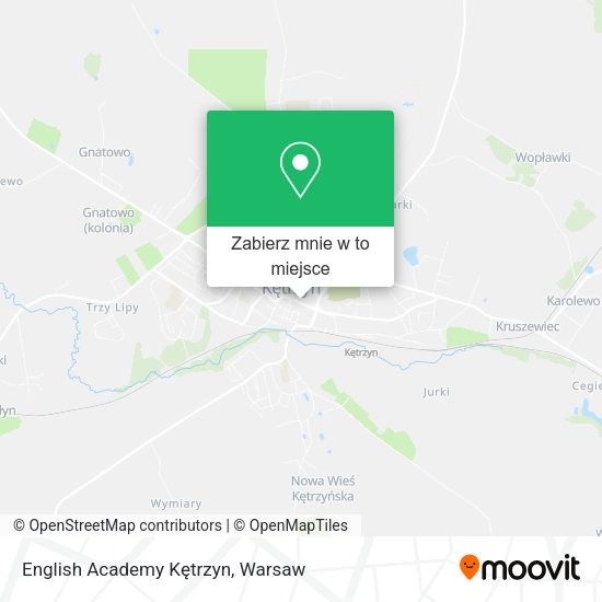 Mapa English Academy Kętrzyn