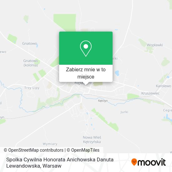 Mapa Spolka Cywilna Honorata Anichowska Danuta Lewandowska