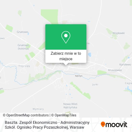 Mapa Baszta. Zespół Ekonomiczno - Administracyjny Szkół. Ognisko Pracy Pozaszkolnej