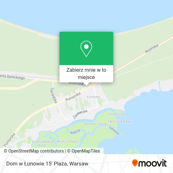 Mapa Dom w Łunowie 15' Plaża