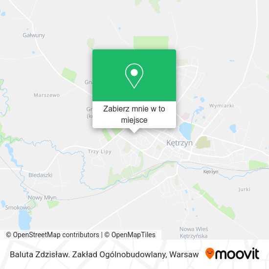 Mapa Baluta Zdzisław. Zakład Ogólnobudowlany