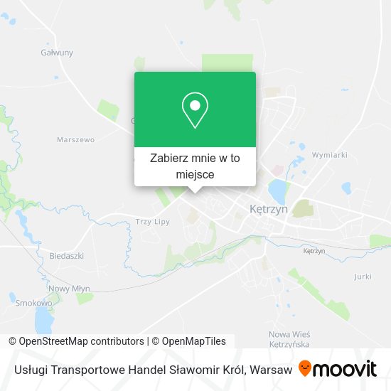 Mapa Usługi Transportowe Handel Sławomir Król