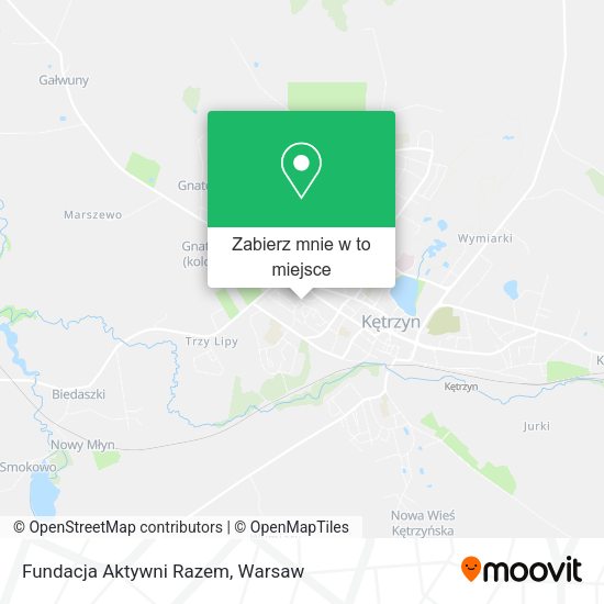 Mapa Fundacja Aktywni Razem