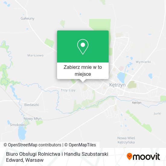 Mapa Biuro Obsługi Rolnictwa i Handlu Szubstarski Edward