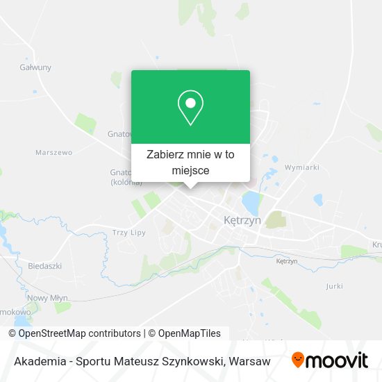 Mapa Akademia - Sportu Mateusz Szynkowski