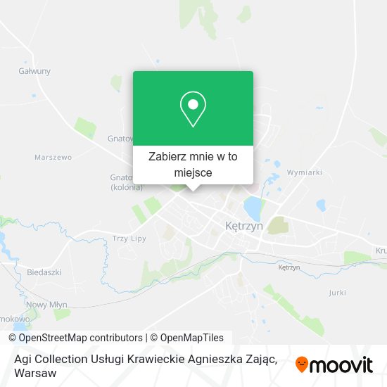 Mapa Agi Collection Usługi Krawieckie Agnieszka Zając