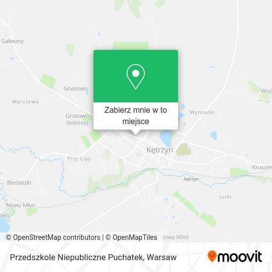 Mapa Przedszkole Niepubliczne Puchatek