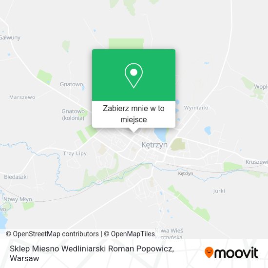 Mapa Sklep Miesno Wedliniarski Roman Popowicz