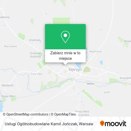 Mapa Usługi Ogólnobudowlane Kamil Jończak