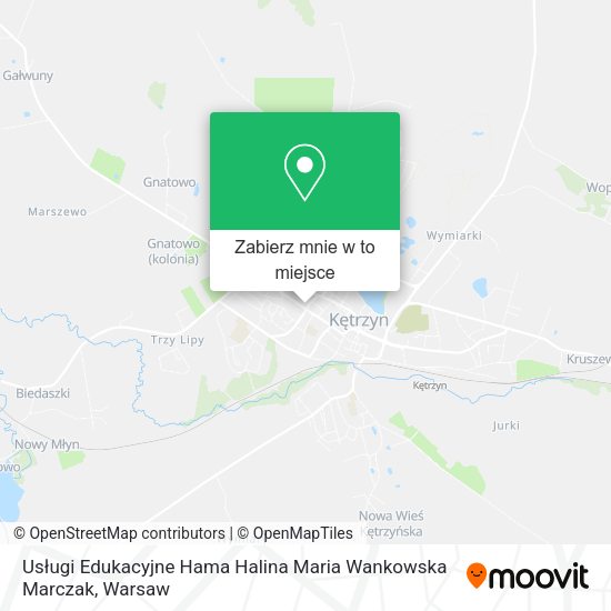 Mapa Usługi Edukacyjne Hama Halina Maria Wankowska Marczak