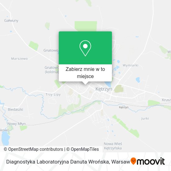 Mapa Diagnostyka Laboratoryjna Danuta Wrońska