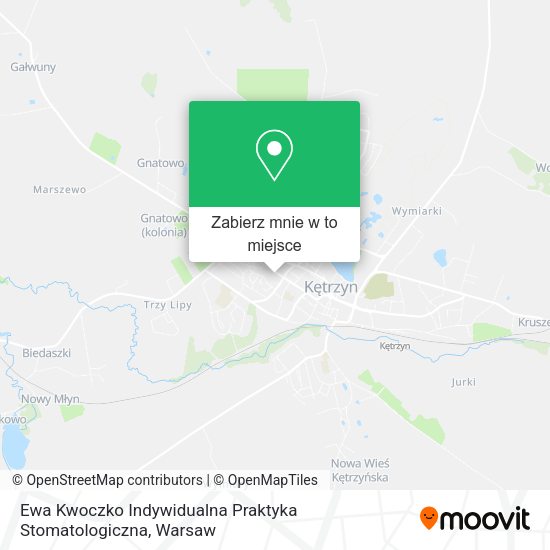 Mapa Ewa Kwoczko Indywidualna Praktyka Stomatologiczna