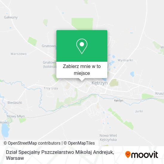 Mapa Dział Specjalny Pszczelarstwo Mikołaj Andrejuk